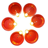 Water Sensor Eco-Friendly Led Diyas Candle E-Diya, Decoration Diwali Lights (Pack of 6)